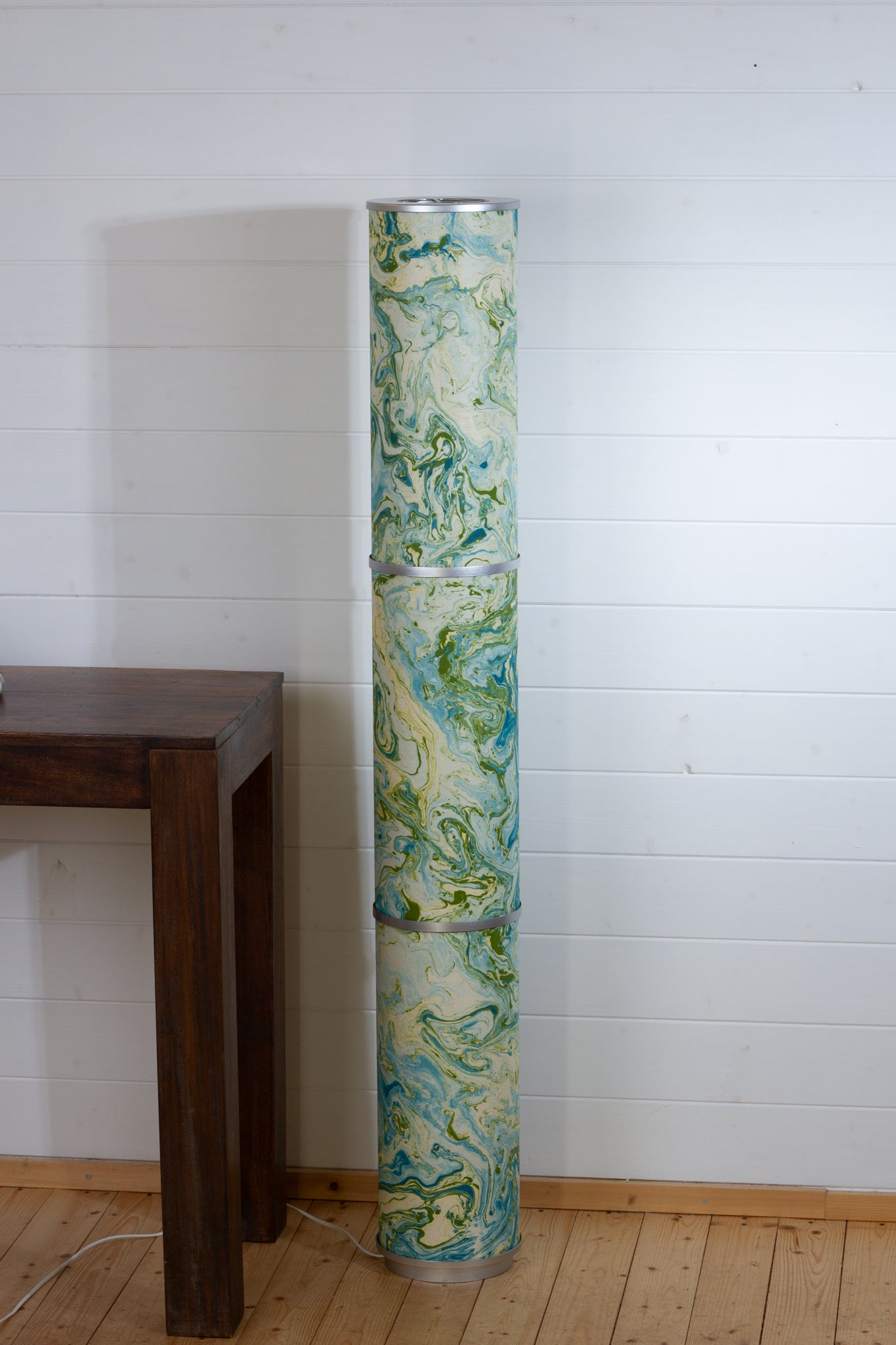 3 Panel Floor Lamp - B133 ~ Atlas Marble, 20cm(d) x 1.4m(h)