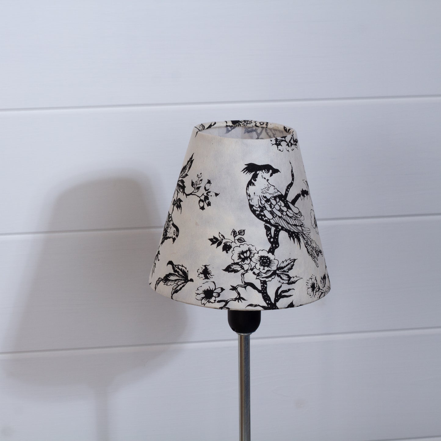 Clip on Lamp Shade - Short - P41 ~ Birds Screen Print