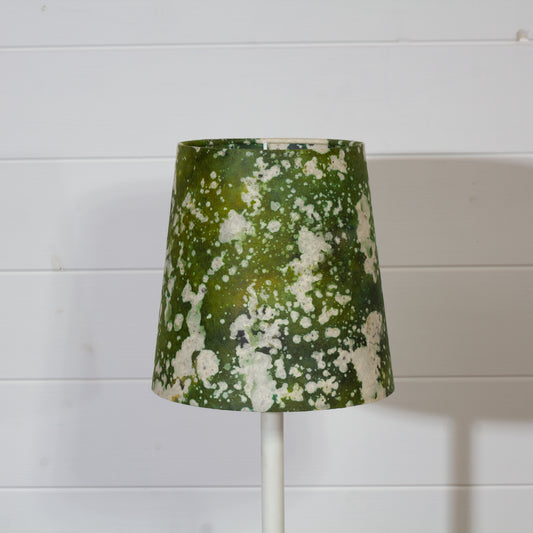 Conical Lamp Shade B114 ~ Batik Canopy Greens, 15cm(top) x 20cm(bottom) x 20cm(height)
