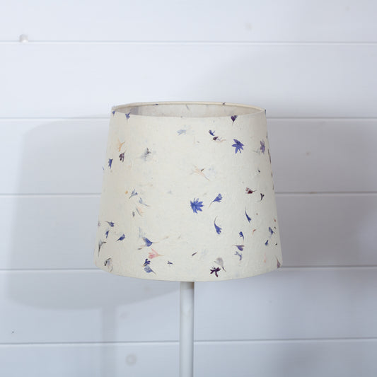 Conical Lamp Shade P34 - Cornflower Petals, 20cm(top) x 25cm(bottom) x 20cm(height)