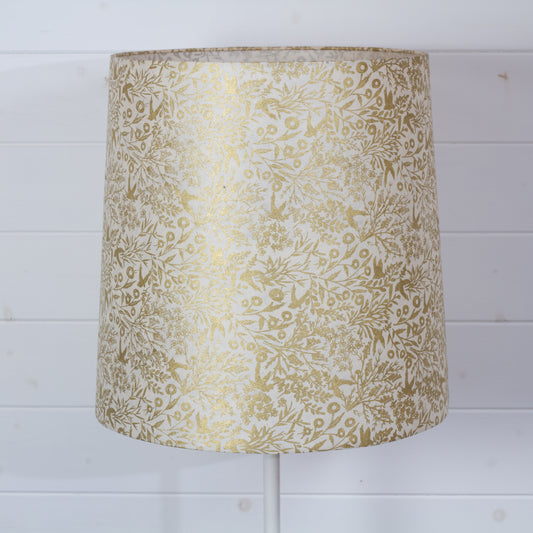 Conical Lampshade 35cm(top) x 40cm(bottom) x 40cm(height) in B135 ~ Gold Birds