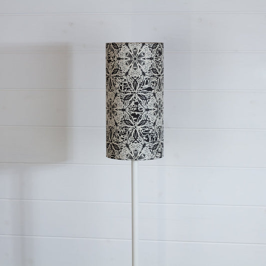 Drum Lamp Shade - B136 ~ Butterfly Kaleidoscope Black, 15cm(diameter)