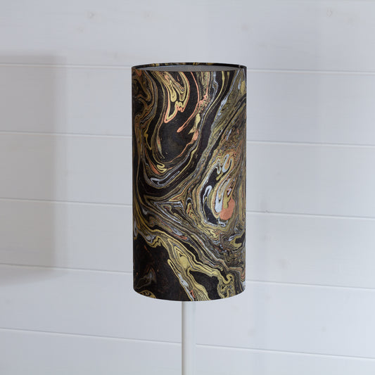 Drum Lamp Shade - B132 ~ Metallic Marble, 15cm(diameter)