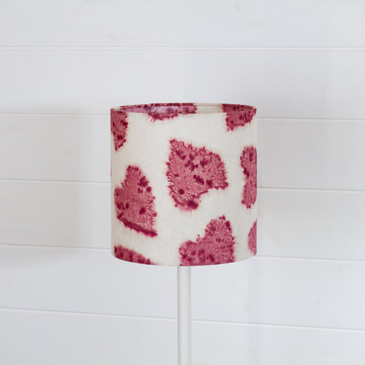 Drum Lamp Shade - B131 ~ Soft Hearts Rose , 20cm(d) x 20cm(h)