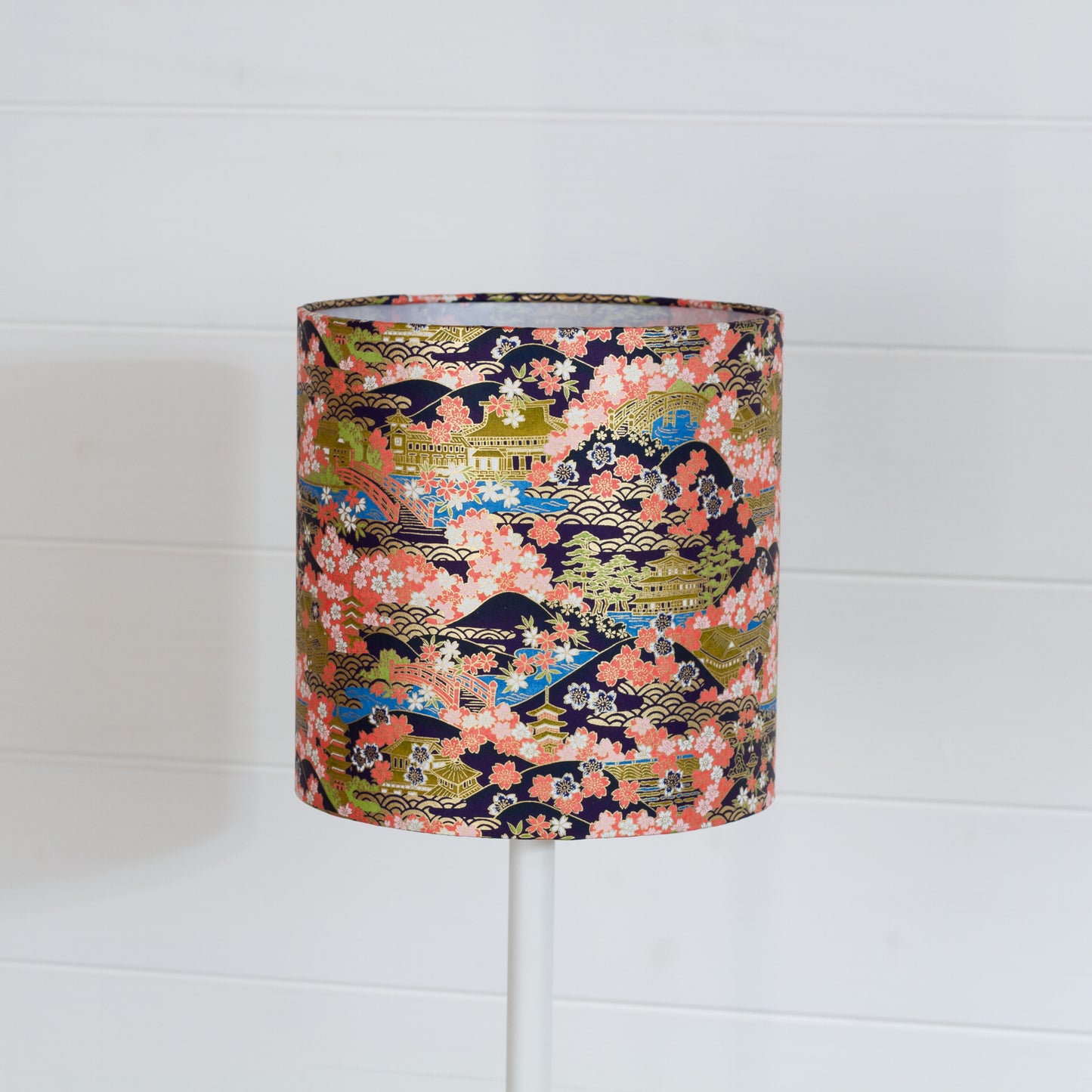 Drum Lamp Shade - W06 ~ Kyoto, 20cm(d) x 20cm(h)