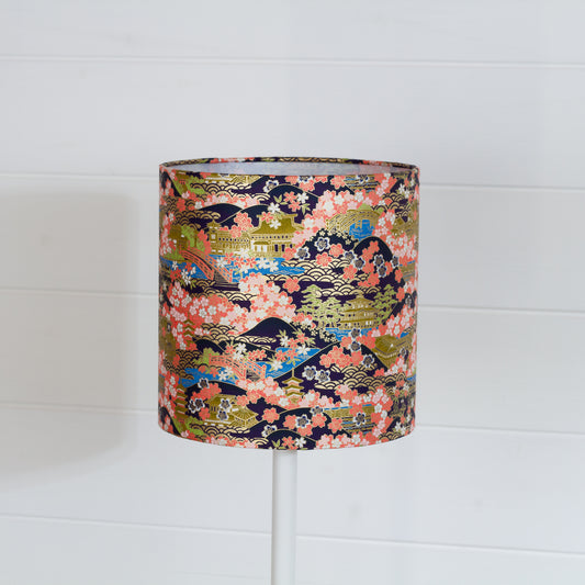 Drum Lamp Shade - W06 ~ Kyoto, 20cm(d) x 20cm(h)
