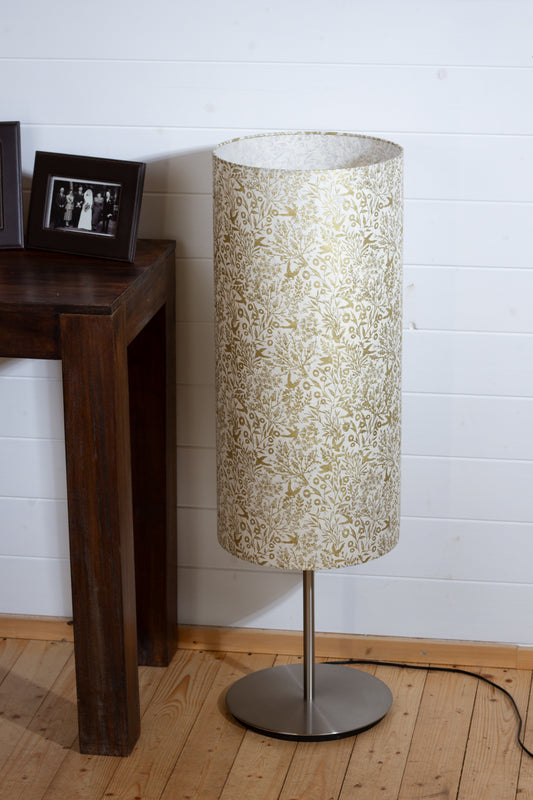 Floor Lamp ~ B135 ~ Gold Birds ~ 30cm(d) x 95cm(h)