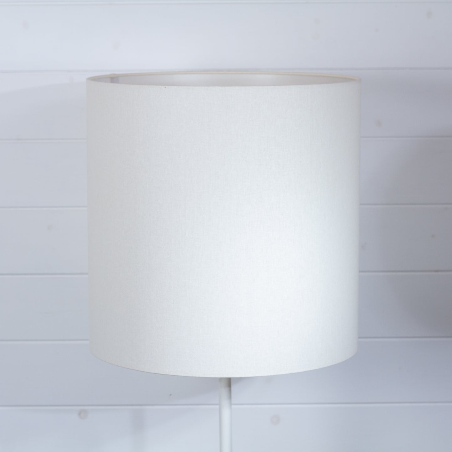 Drum Lamp Shade - F165 ~ Cream Linen, 40cm(d) x 40cm(h)