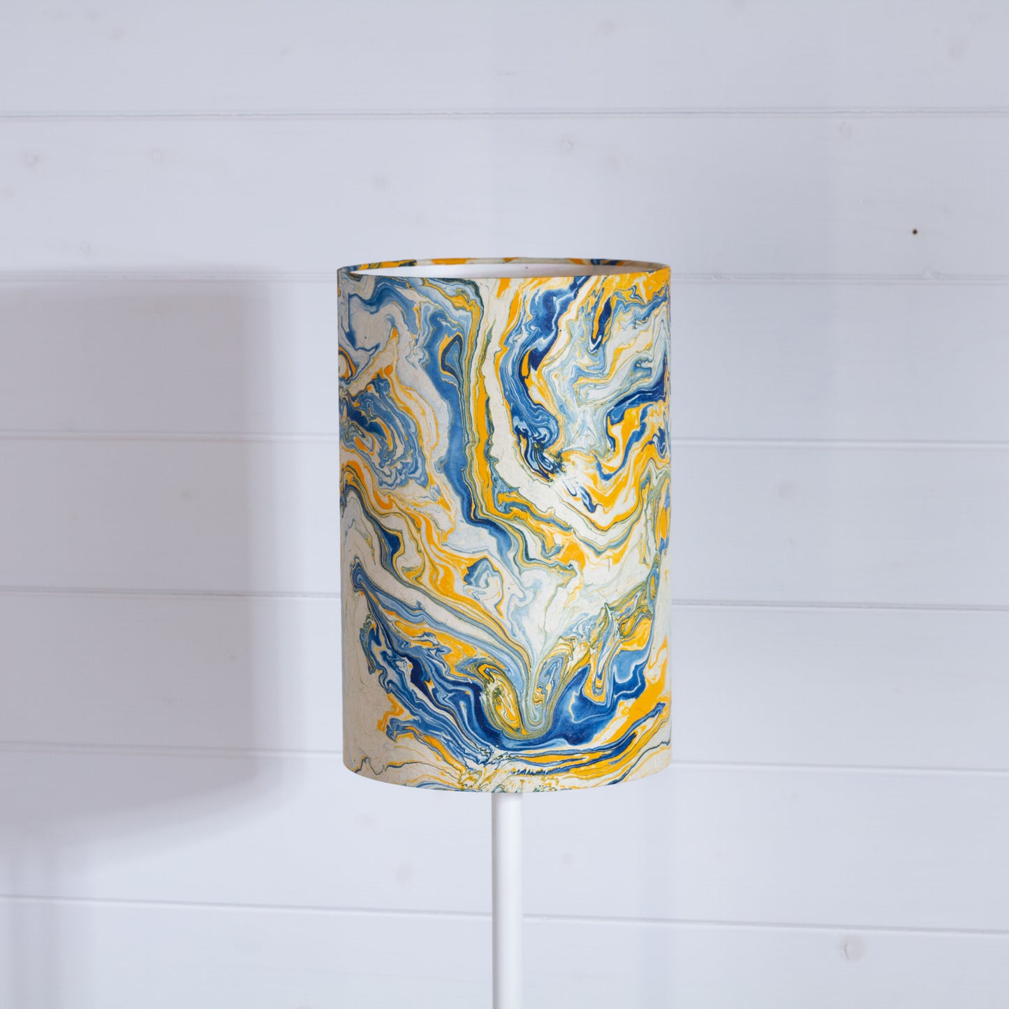 Drum Lamp Shade - B139 ~ Coastline Marble, 20cm(diameter)