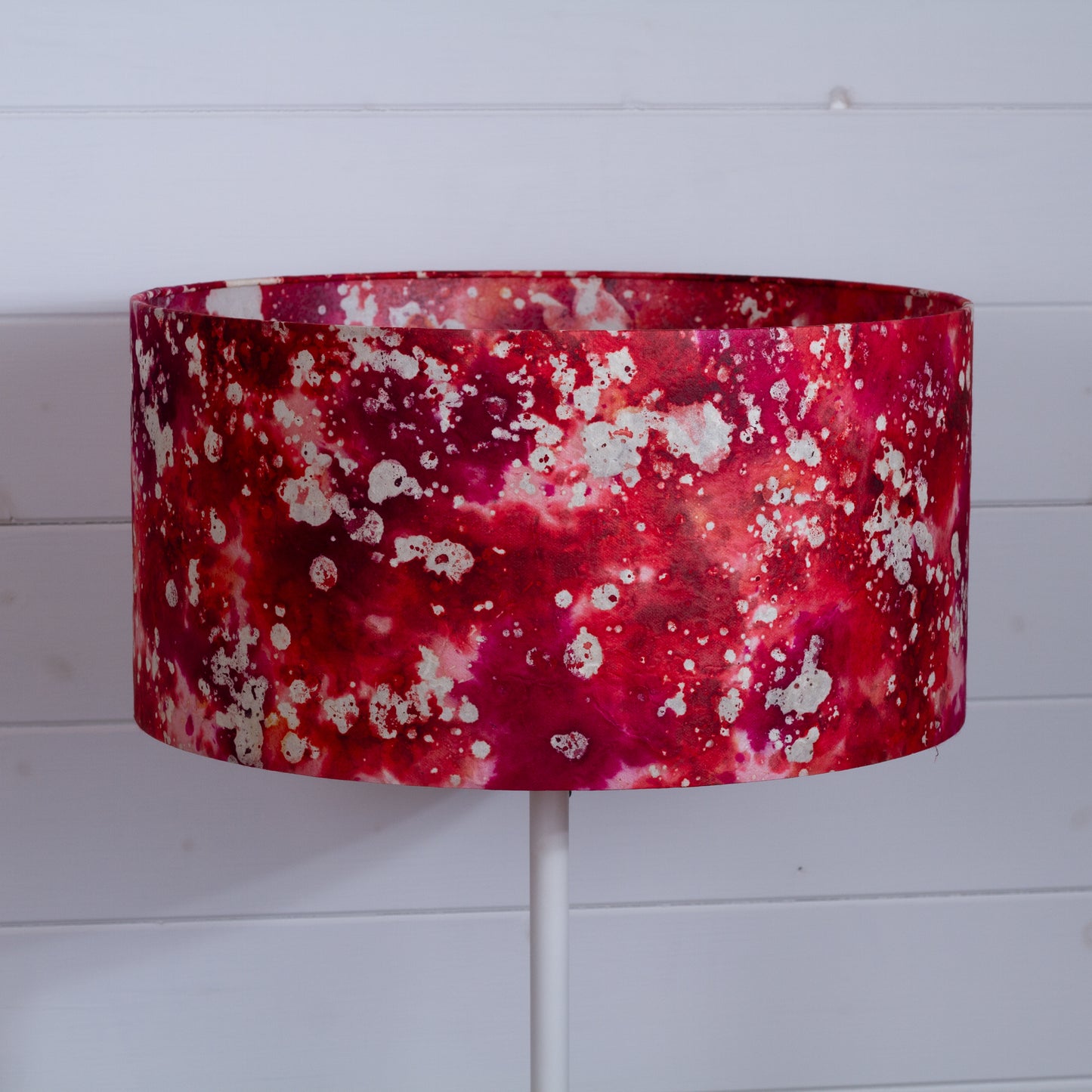 Drum Lamp Shade - B115 ~ Batik Salt Lake, 40cm(d) x 20cm(h)