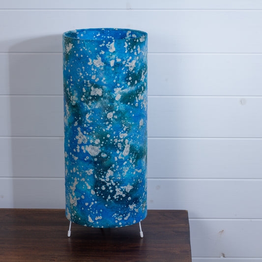 Free Standing Table Lamp Large - B113 ~ Batik Ocean Blues