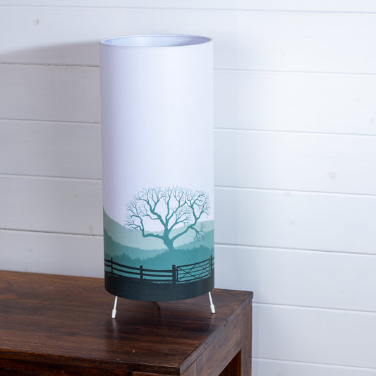 Free-Standing Table Lamp Large - Landscape Gate Green