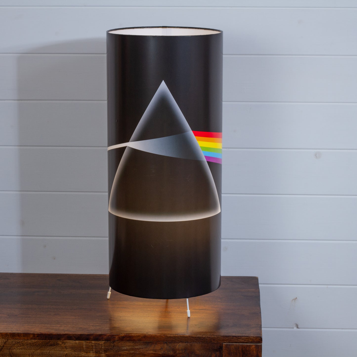 Large Free-Standing Table Lamp - Dark Side of the Moon 25cm(d) x 60cm(h)