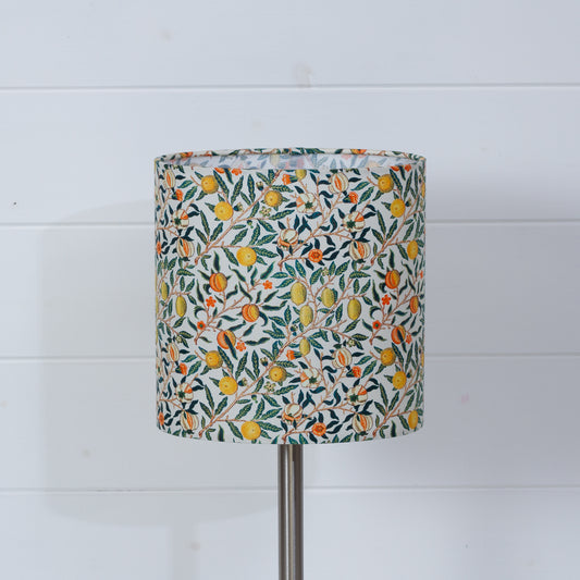 Oval Lamp Shade - F110 ~ William Morris Fruits, 20cm(w) x 20cm(h) x 13cm(d)