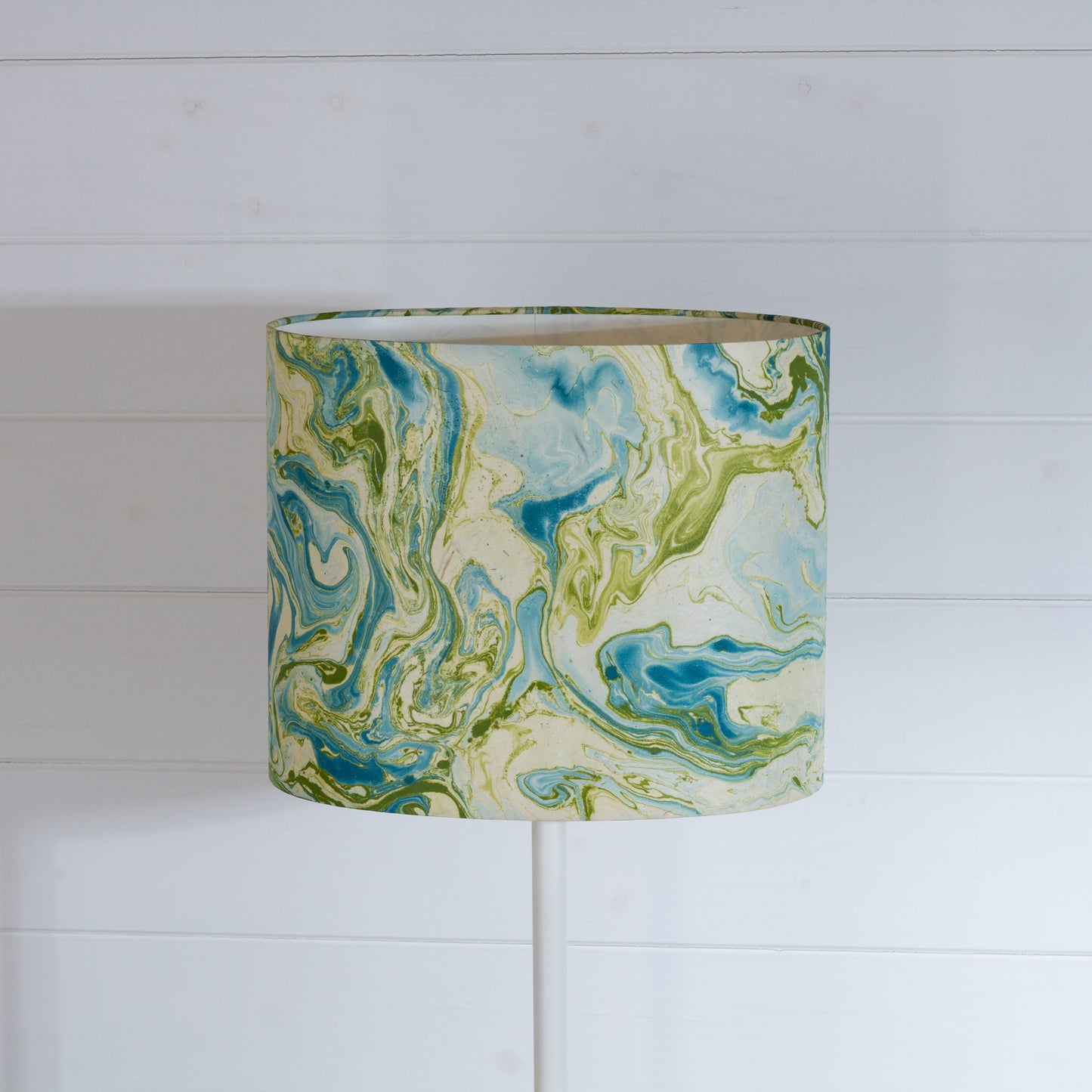 Oval Lamp Shade - B133 ~ Atlas Marble, 30cm(w) x 25cm(h) x 22cm(d)