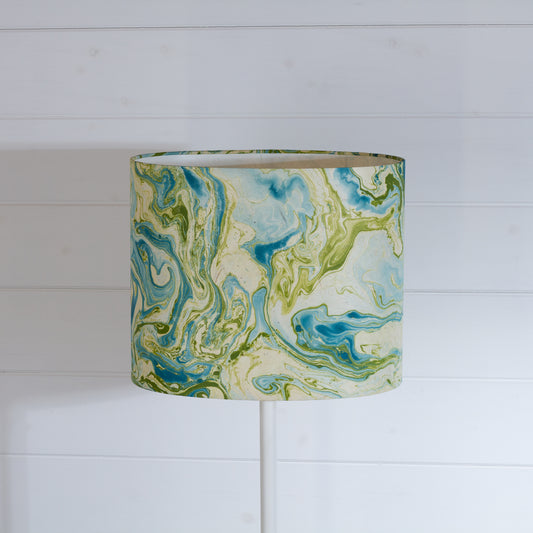 Oval Lamp Shade - B133 ~ Atlas Marble, 30cm(w) x 25cm(h) x 22cm(d)