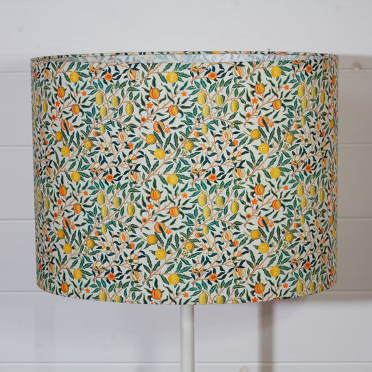 Oval Lamp Shade - F110 ~ William Morris Fruits, 40cm(w) x 30cm(h) x 30cm(d)