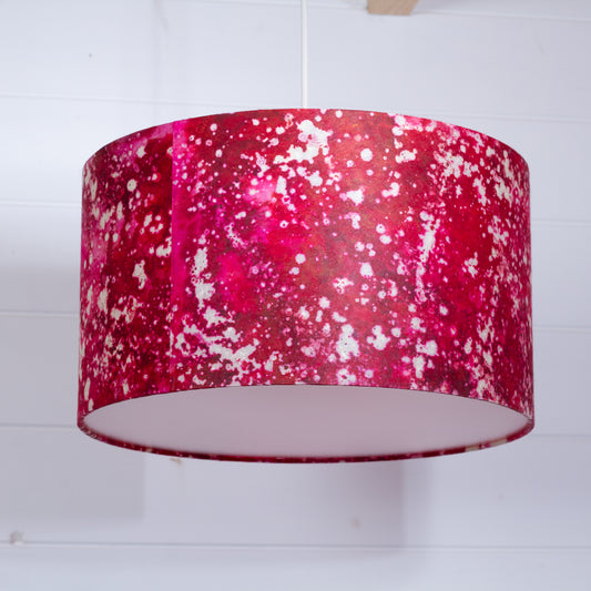 Drum Lamp Shade - B115 ~ Batik Salt Lake, 35cm(d) x 20cm(h)