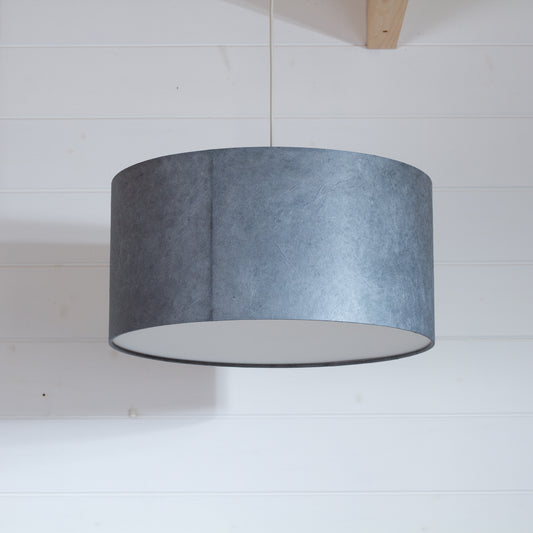 Drum Lamp Shade - P53 - Pewter Grey, 50cm(d) x 25cm(h)