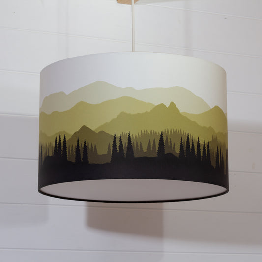 Landscape #4 Print Drum Lamp Shade 40cm(d) x 25cm(h) - 9 Colour Options