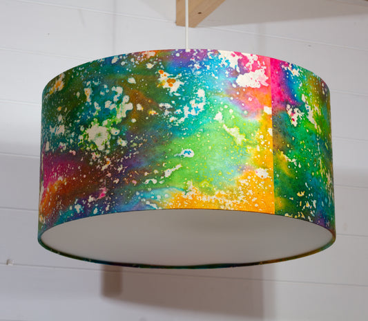 Drum Lamp Shade - B141 ~ Pastel Galaxy, 50cm(d) x 25cm(h)