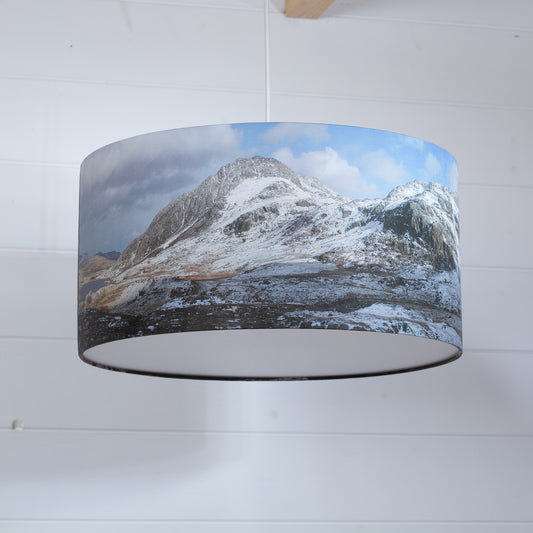 Cwm Idwal & Tryfan Landscape Drum Lamp Shade ~ 40cm(d) x 20cm(h)
