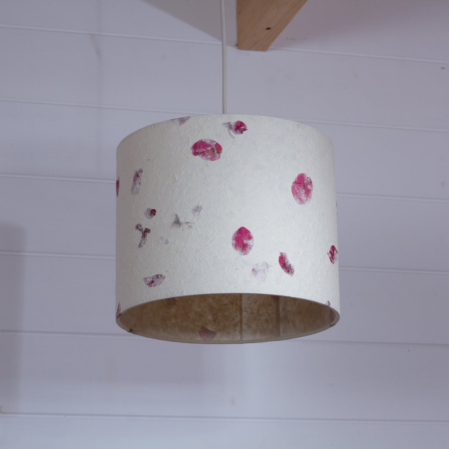 Drum Lamp Shade - P33 - Rose Petals, 25cm x 20cm