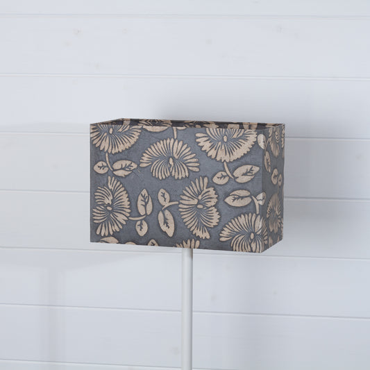 Rectangular Lampshades ~ B119 ~ Batik Peony Grey