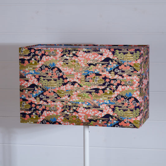 Rectangle Lamp Shade - W06 ~ Kyoto, 40cm(w) x 25cm(h) x 20cm(d)