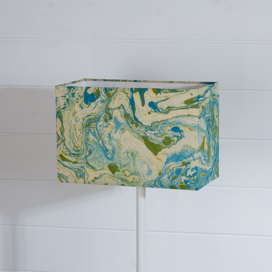 Rectangle Lamp Shade - B133 ~ Atlas Marble, 30cm(w) x 20cm(h) x 15cm(d)