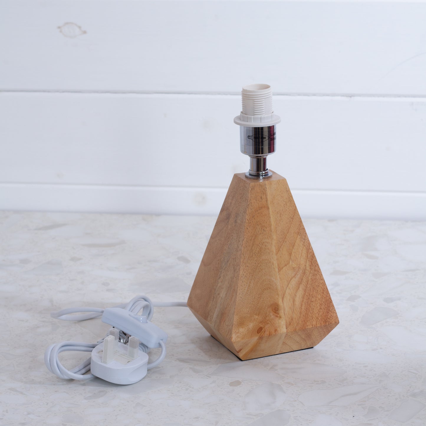 Wooden Geometric Table Lamp P32 - Marigold Petals