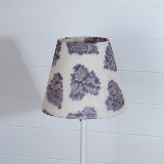 Conical Lamp Shade B130 ~ Soft Hearts Lavender, 15cm(top) x 25cm(bottom) x 20cm(height)