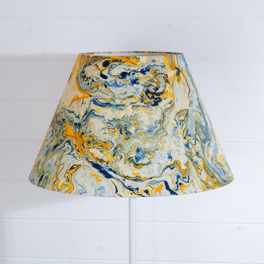 Conical Lamp Shade B139 ~ Coastline Marble, 25cm(top) x 50cm(bottom) x 30cm(height)