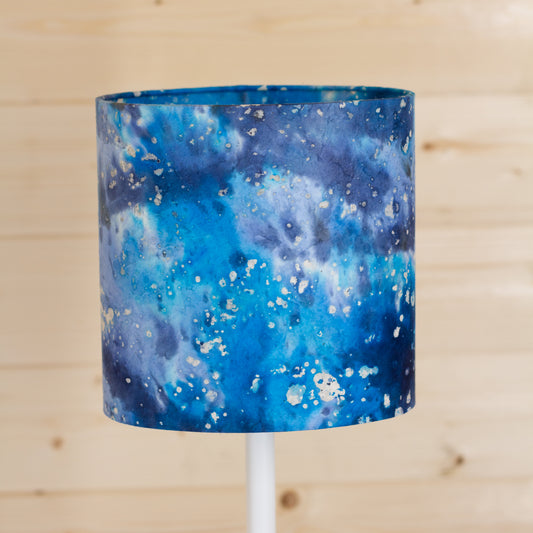 Oval Lamp Shades B113 ~ Batik Ocean Blues
