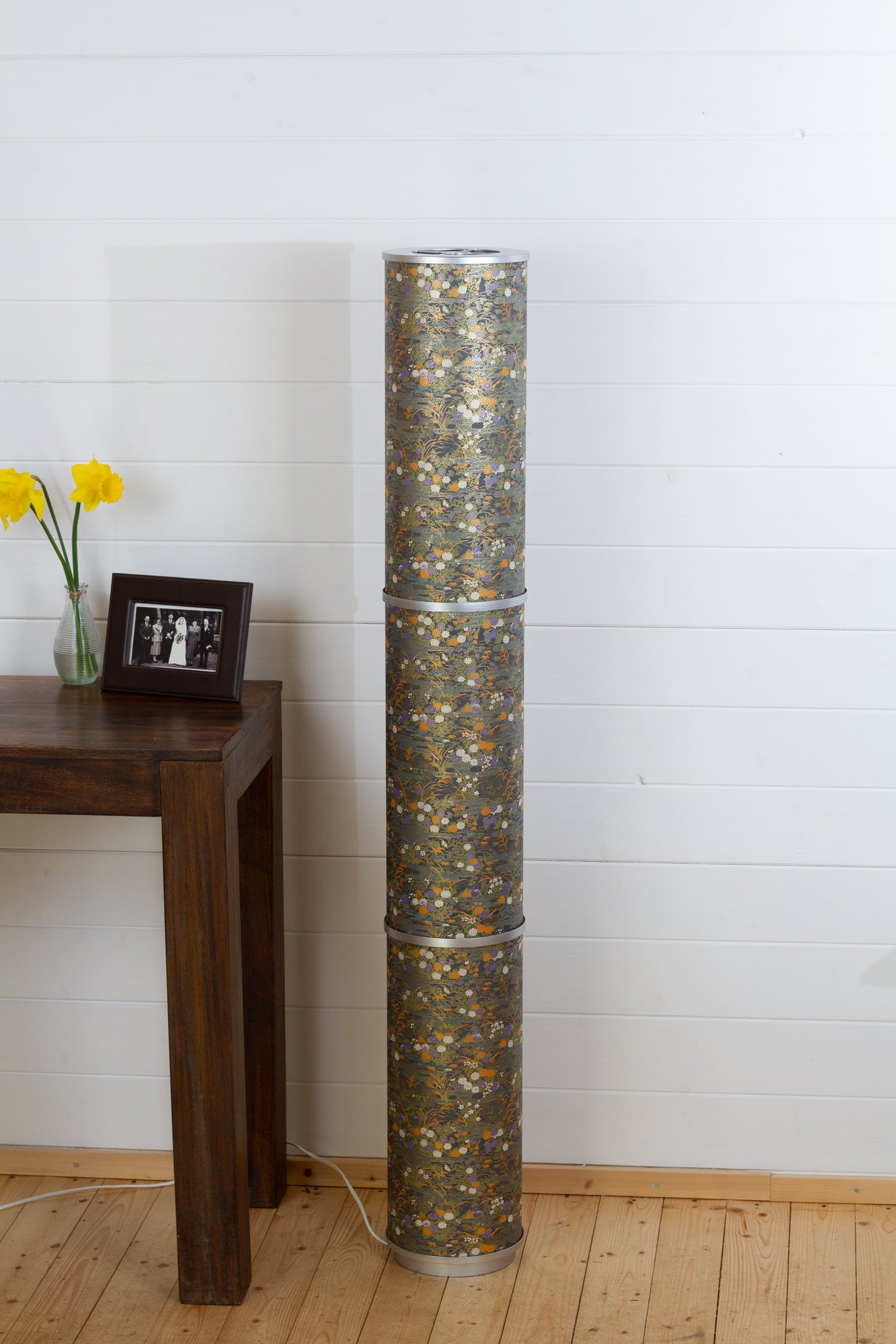 3 Panel Floor Lamp - W08 ~ Lily Pond, 20cm(d) x 1.4m(h)