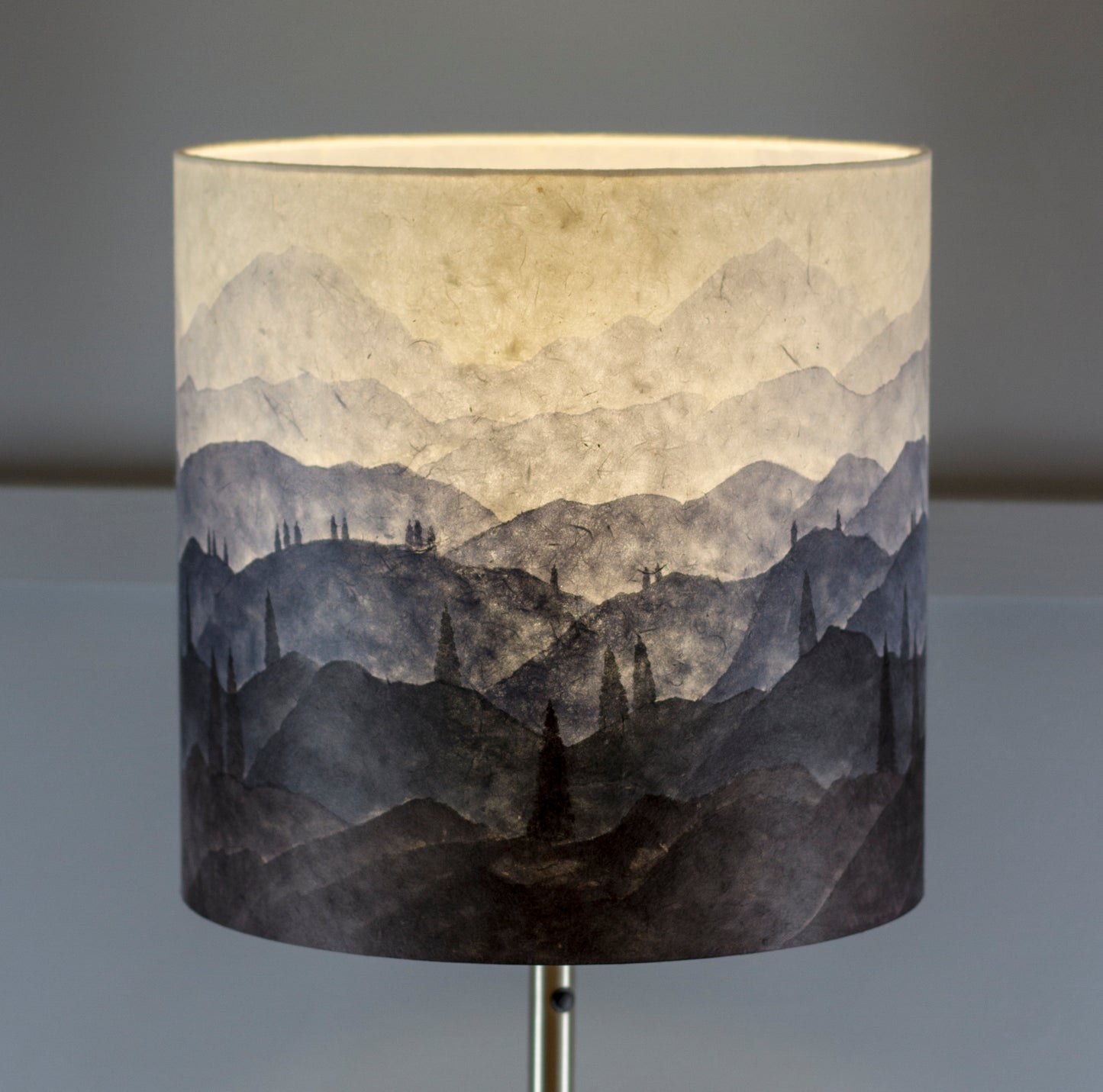 Hand-drawn Original Ink Sketch Drum Lamp Shade