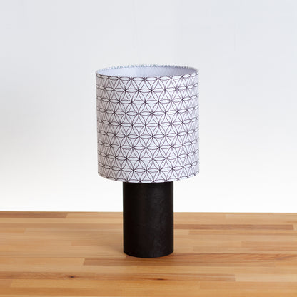 Matching Table Lamp Small with Drum Lamp Shade ~ Flower of Life (B108)