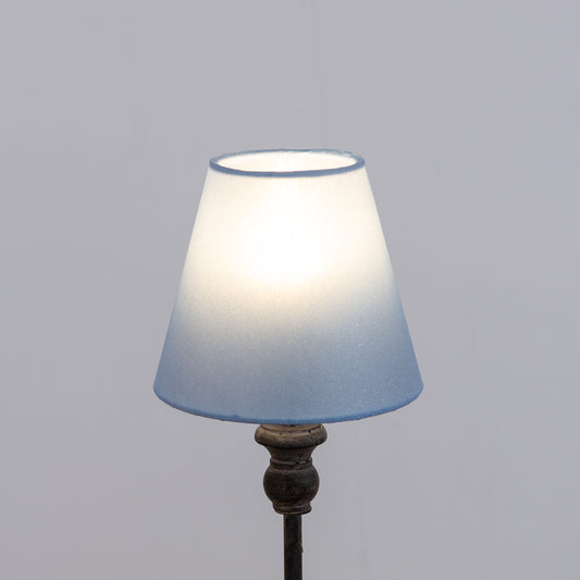 Clip on Lamp Shade - Short - P51 ~ Blue Non Woven Fabric