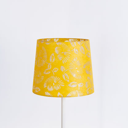 Conical Lamp Shade 25cm(top) x 30cm(bottom) x 25cm(height) in B120 Batik Peony Yellow