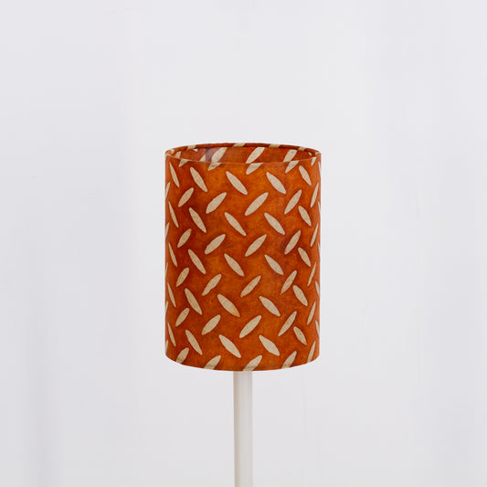 Drum Lamp Shade - P12 ~ Batik Tread Plate Brown, 15cm(diameter)