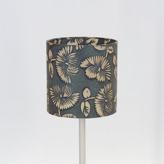 Drum Lamp Shades 20cm(d) x 20cm(h) ~ B119 Batik Peony Grey