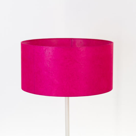 Drum Lamp Shade - P57 - Hot Pink Lokta, 40cm(d) x 20cm(h)