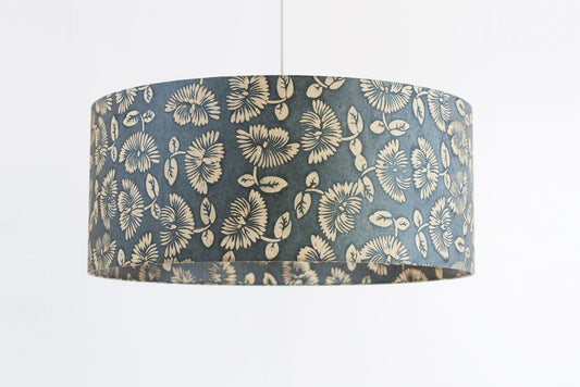 Drum Lamp Shades 70cm(d) x 30cm(h) ~ B119 Batik Peony Grey