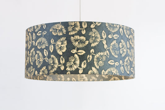 Drum Lamp Shades B119 ~ Batik Peony Grey