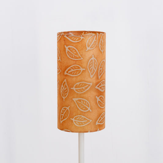 Drum Lamp Shade - P66 ~ Batik Leaf on Camel, 15cm(diameter)