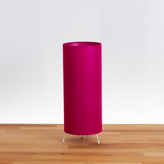 Free Standing Table Lamp Small - P57 ~ Hot Pink Lokta