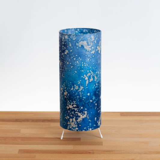 Free Standing Table Lamp Small - B113 ~ Batik Ocean Blues