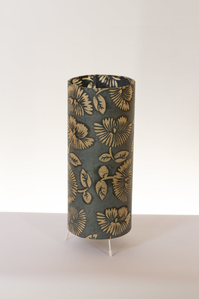 Free Standing Table Lamp Small - B119 ~ Batik Peony Grey