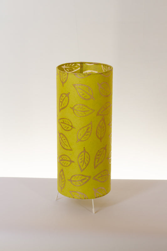Free Standing Table Lamp Small - B117 Batik Leaf Lime