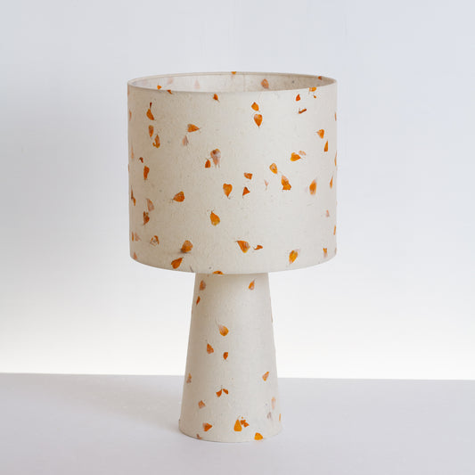 Matching Table Lamp Medium with Drum Lamp Shade ~ Marigold Petals (P32)